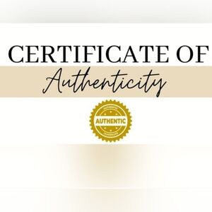 Certificate of Authenticity